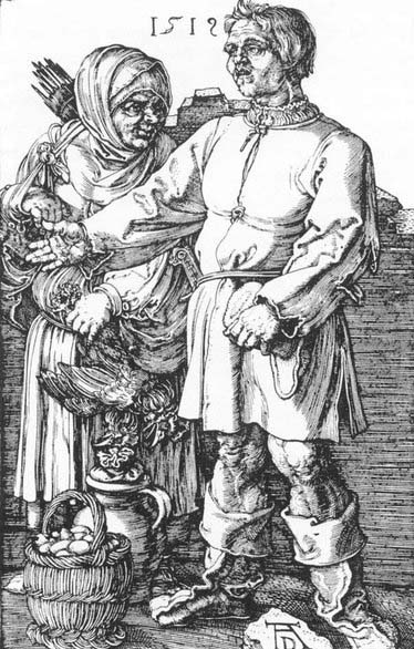 Albrecht Durer The Peasant and His Wife at the Market